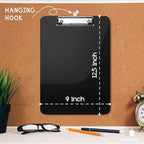 Kiggos 25 Pack Plastic Clipboards Black Clip Boards - Image 3