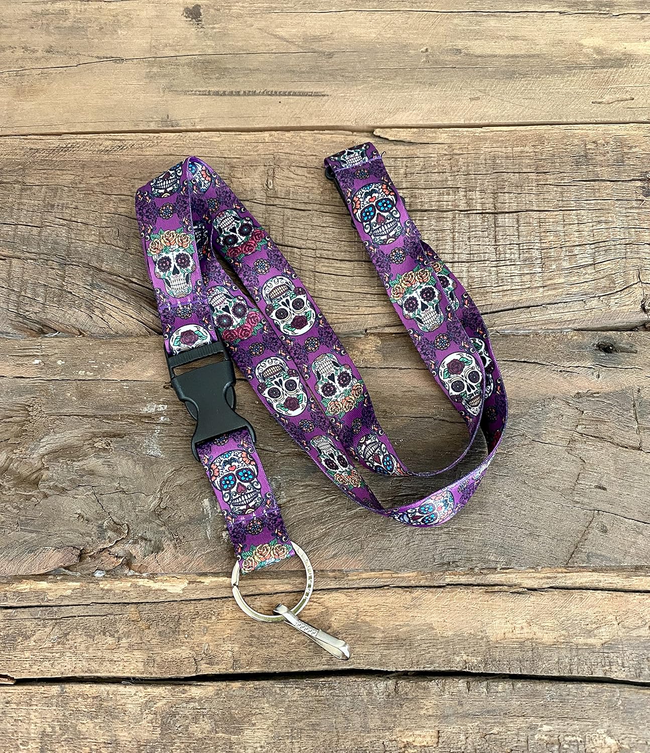 Limeloot Lanyard for Keys, ID Badge, Accessories | Neck Lanyard for Men and Women with Quick Release Buckle and Flat Ring