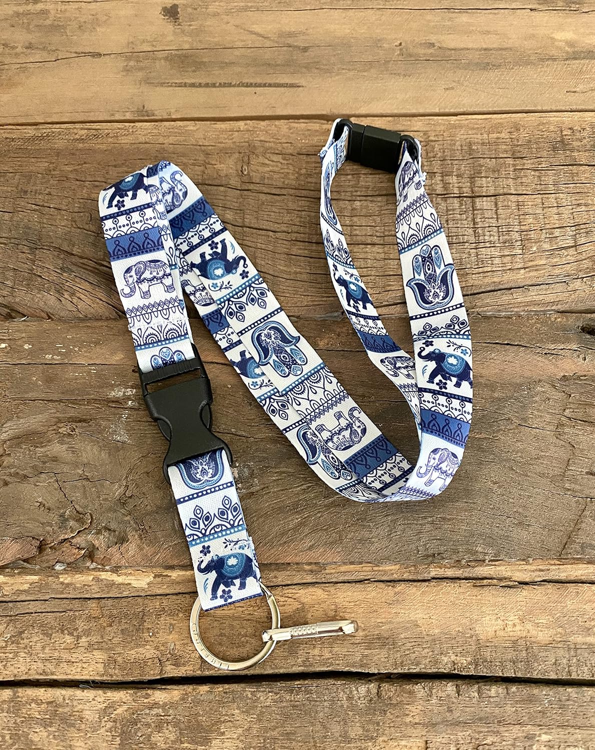 Limeloot Lanyard for Keys, ID Badge, Accessories | Neck Lanyard for Men and Women with Quick Release Buckle and Flat Ring