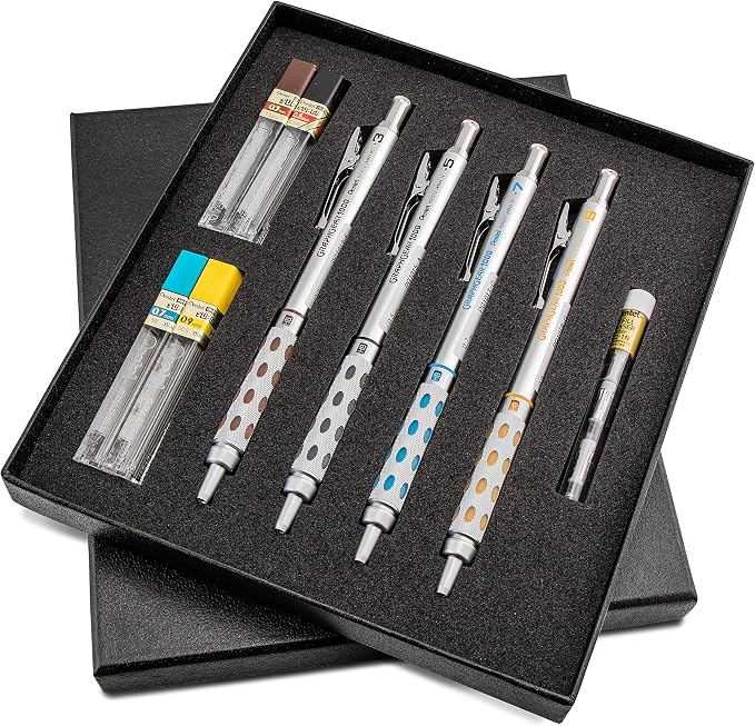 Pentel Arts GraphGear 1000 Mechanical Pencil Premium Gift Set - Image 3